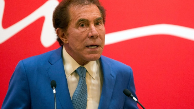 Billionaire Steve Wynn, chairman and chief executive officer of Wynn Resorts Ltd., speaks during a news conference following the company\'s annual general meeting in Macau, China, on Thursday, May 15, 2014. Wynn Macau Ltd. earlier this month reported first-quarter profit that beat analyst estimates as Wynn\'s casino drew more premium mass-market customers in the world\'s largest gambling hub.