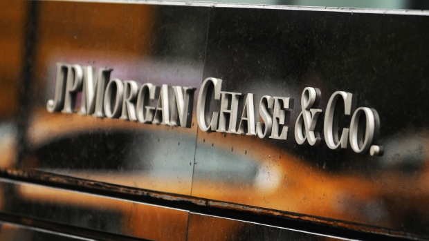 The JPMorgan Chase & Co. sign