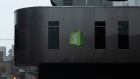 Signage on Shopify headquarters in Ottawa, Ontario, Canada, on Thursday, Feb. 17, 2022. Canadian e-commerce company Shopify Inc. had the average price target on its shares slashed to the lowest level since January 2021 after it signaled slower sales growth. Photographer: James Park/Bloomberg