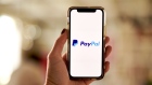 The PayPal logo on a smartphone arranged in Saint Thomas, U.S. Virgin Islands, on Saturday, Jan. 29, 2022. PayPal Holdings Inc. is scheduled to release earnings figures on February 1. Photographer: Gabby Jones/Bloomberg