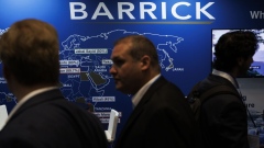 A Barrick Gold Corp. booth at the Prospectors & Developers Association of Canada (PDAC) conference in Toronto, Ontario, Canada, on Tuesday, June 14, 2022. As China lockdowns rekindle concerns over metals demand, mining leaders on the other side of the world shed masks and rubbed shoulders at one of the industry's biggest annual gatherings.