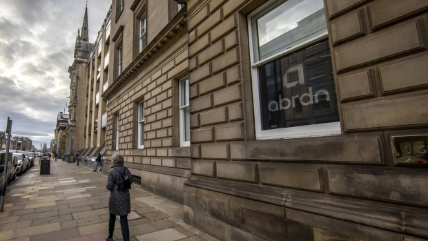 The abrdn Plc office at George Street in Edinburgh, U.K. on Thursday, Nov. 11, 2021. Abrdn is in talks to purchase investment platform Interactive Investor Ltd., according to a statement from the money manager. Photographer: Jonne Roriz/Bloomberg