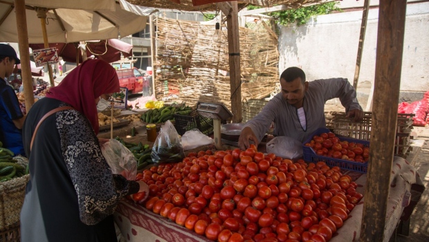 A market in the Nasr district of Cairo. Photographer: Islam Safwat/Bloomberg