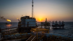 An offshore oil platform in the Persian Gulf’s Salman Oil Field, operated by the National Iranian Offshore Oil Co., near Lavan island, Iran.