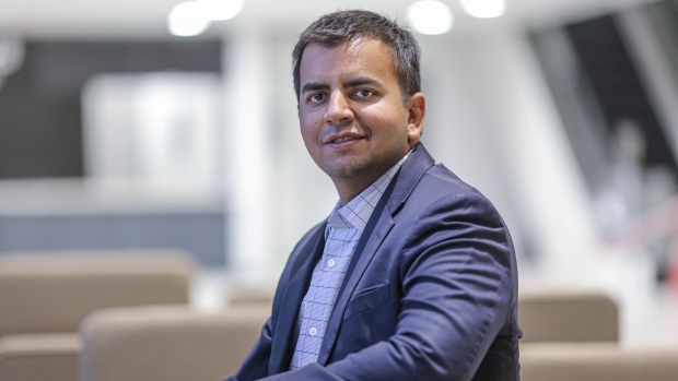 Bhavish Aggarwal, chief executive officer and co-founder of ANI Technologies Pvt., in Bengaluru, India, on Friday, March 5, 2021. The high-profile Ola founder hopes to make 10 million vehicles annually or 15% of the world’s e-scooters by the summer of 2022 before selling abroad as well.