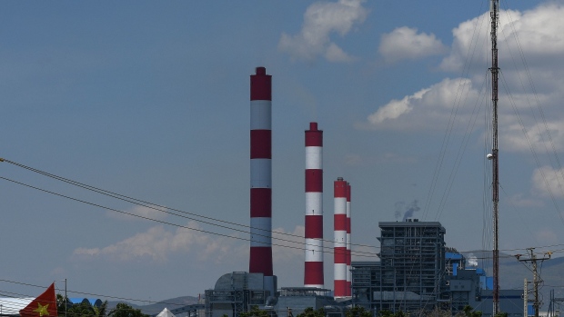 The Vinh Tan coal power plant in southern Vietnam's Binh Thuan province. Photographer: Manan Vatsyayana/AFP/Getty Images