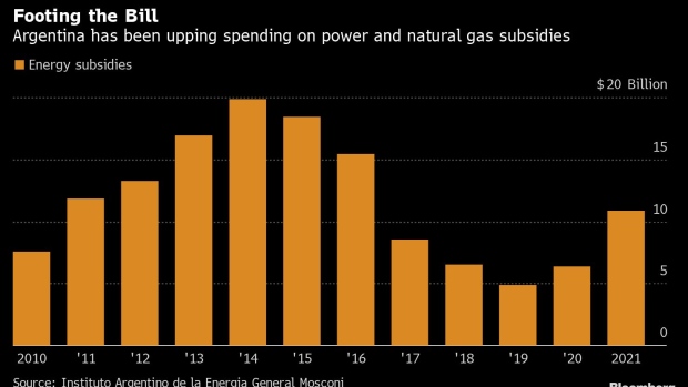 Natural gas burns on a domestic kitchen stove in Rome, Italy, on Friday, Dec. 24, 2021. European gas prices declined to near the lowest level in three weeks, with increased inflows at terminals in the region bringing relief to the tight market.