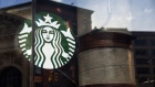 The Starbucks Corp. logo. Photographer: Victor J. Blue /Bloomberg