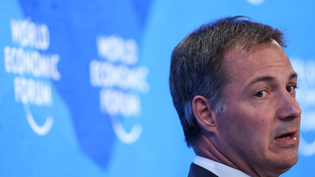 Alexander De Croo, Belgium's prime minister, during a panel session on day two of the World Economic Forum (WEF) in Davos, Switzerland, on Tuesday, May 24, 2022. The annual Davos gathering of political leaders, top executives and celebrities runs from May 22 to 26.