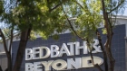 Signage outside a Bed Bath & Beyond store in Redwood City, California, US, on Monday, June 27, 2022. Bed Bath & Beyond Inc. is scheduled to release earnings figures on June 29. Photographer: David Paul Morris/Bloomberg