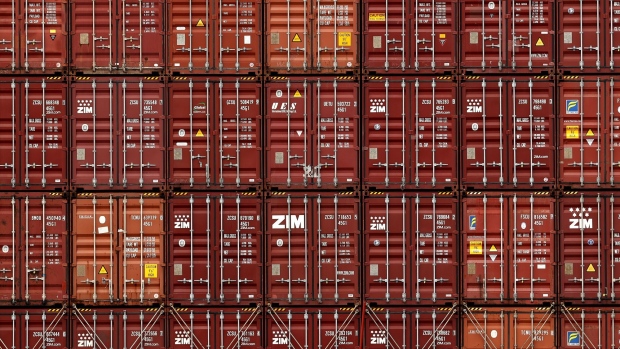 Containers at the Port Botany terminal in Sydney, Australia, on Tuesday, Sept. 6, 2022. Australia is scheduled to release trade figures on Sept. 8. Photographer: Brendon Thorne/Bloomberg