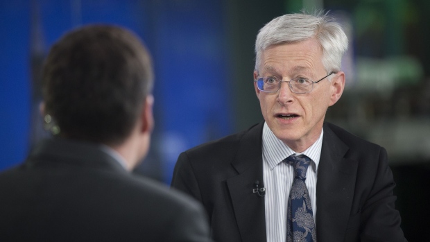 Martin Weale, a member of the Monetary Policy Committee at the Bank of England, speaks during a Bloomberg Television interview in London, U.K., on Thursday, April 18, 2013. U.K. Chancellor of the Exchequer George Osborne's March 20 budget statement clarified the BOE's right to useunconventional tools to stoke growth and said it should examine the case for forward guidance on the future path of policy.