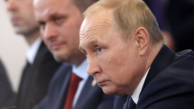 Vladimir Putin. Photographer: Gavrill Grigorov/AFP/Getty Images