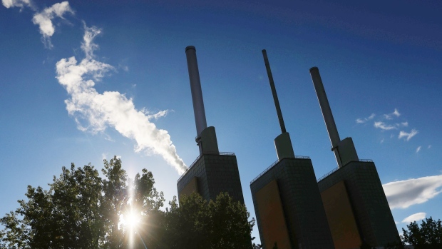 The towers of the Linden gas-fired combined heat and power plant, also known as the 'Three Warm Brothers', in Hanover, Germany, on Tuesday, Sept. 20, 2022. The German government released another 2.5 billion euros ($2.5 billion) of credit lines to secure gas supplies, as it writes off Russia as a reliable energy supplier.