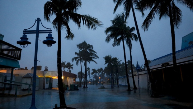 Fort Myers Beach ahead of Hurricane Ian in Fort Myers, Florida, on Sept. 28, 2022. Photographer: Eva Marie Uzcategui/Bloomberg
