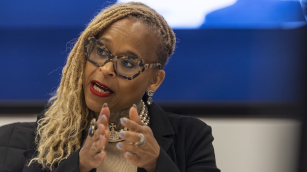 Esi Eggleston Bracey, president of Unilever’s US unit, says making products for communities of color will help fuel sales growth. Photographer: Victor J. Blue/Bloomberg