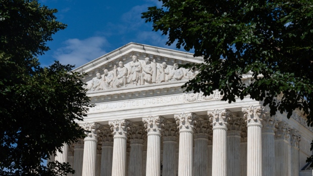 The US Supreme Court in Washington, D.C., US, on Monday, June 27, 2022. A CBS News poll suggested that a majority of Americans disapprove of the Supreme Court's decision overturning the constitutional right to an abortion, which is inflaming a partisan divide on display in comments by senior lawmakers. Photographer: Eric Lee/Bloomberg