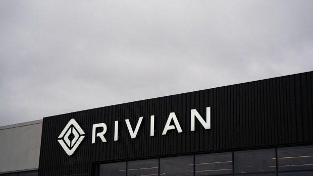 The Rivian Automotive manufacturing facility in Normal, Illinois, U.S., on Tuesday, March 22, 2022. Rivian Automotive CFO Claire McDonough helped the EV startup notch a $13.7 billion IPO. Photographer: Sebastian Hidalgo/Bloomberg