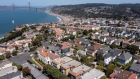 Residential homes in San Francisco, California, US, on Thursday, Sept. 8, 2022. San Francisco home prices tumbled last month as soaring interest rates and an exodus of tech workers battered demand in one of the most expensive US housing markets.