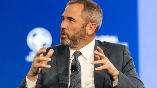 Brad Garlinghouse, chief executive officer of Ripple Labs Inc., participates in a panel discussion during the Milken Institute Global Conference in Beverly Hills, California, U.S., on Wednesday, May 4, 2022. The event convenes the best minds in the world to tackle its most urgent challenges and to help realize its most exciting opportunities.