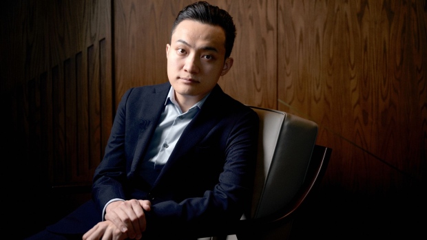 Justin Sun, founder of blockchain platform Tron, poses for a photograph in Hong Kong, China, on Friday, May 8, 2020. Making his personal fortune by embracing Bitcoin as early as 2012, and now by his own account worth somewhere in the hundreds of millions of dollars, Sun is part of a second wave of crypto entrepreneurs who envision putting more than just digital money and payments on a decentralized platform.