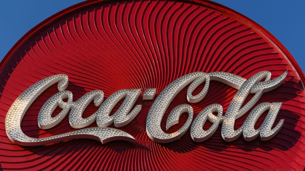 The Coca-Cola 'Neon Spectacular' sign in Atlanta, Georgia, US, on Saturday, July 23, 2022. The Coca-Cola Co. is scheduled to release earnings figures on July 26, 2022.
