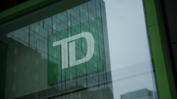 Signage on a Toronto-Dominion (TD) Canada Trust bank branch in Toronto, Ontario, Canada, on Wednesday, March 2, 2022. Toronto-Dominion Bank agreed to buy First Horizon Corp. for $13.4 billion, putting its massive capital stockpile to use for its largest deal ever and expanding its presence in the U.S. Southeast. Photographer: Cole Burston/Bloomberg