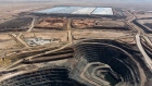 The Oyu Tolgoi copper-gold mine, in Mongolia.