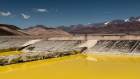 Brine evaporation pools at Liex's 3Q lithium mine project near Fiambala, Catamarca province, Argentina, on Sunday, Dec. 5, 2021. Liex, a wholly-owned subsidiary of Neo Lithium, operates the project in the Catamarca province, the largest and oldest lithium producing region in Argentina.