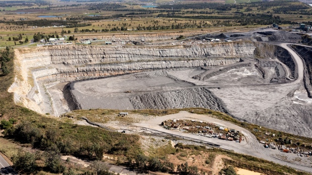The Ashton coal mine outside of Singleton, New South Wales, Australia, on Friday, May 6, 2022. A coal-mining community that has elected the same political party for more than a century could decide Australia’s next government this month in an election that has divided the nation over how to battle climate change.