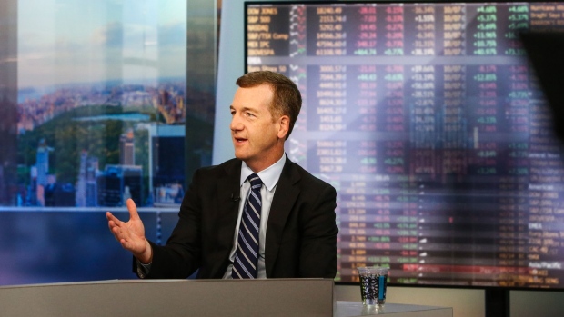 Mike Wilson, chief U.S. equity strategist at Morgan Stanley & Co., speaks during a Bloomberg Television interview in New York, U.S., on Tuesday, Aug. 22, 2017. Wilson discussed growing calls for caution in the markets and his thoughts on investing.