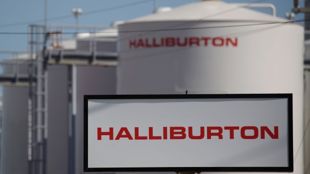 <p>Halliburton reported adjusted per-share profit of 60 cents in the three months through September.</p>