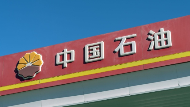 A PetroChina Co. gas station in Beijing, China, on Friday, Aug. 19, 2022. PetroChina, the country’s biggest oil and gas producer, is weighing a plan to carve out its marketing and trading business and seek a separate listing, people with knowledge of the matter said. Bloomberg