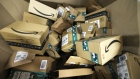 Items for final delivery at an Amazon.com Inc. fulfilment center in Swindon, U.K., on Tuesday, Nov. 23, 2021. Amazon.com Inc. shares rose on Friday, with the e-commerce company extending a recent advance that has put it on track to close at a record for the first time since July.