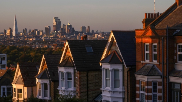 <p>Residential houses in London, U.K..</p>