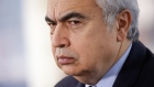 Fatih Birol, executive director of the International Energy Agency (IAE), during a Bloomberg Television interview on the opening day of the World Economic Forum (WEF) in Davos, Switzerland, on Monday, May 23, 2022. The annual Davos gathering of political leaders, top executives and celebrities runs from May 22 to 26.