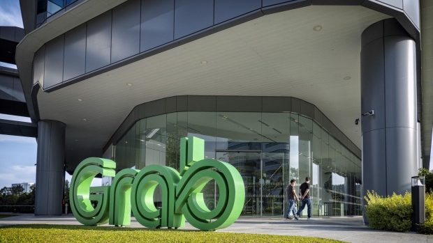 The headquarters of Grab Holdings Ltd., in Singapore, on Wednesday, May 18, 2022. Grab Holdings Ltd., is expected to report results on May 19.