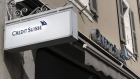 A sign above the entrance to a Credit Suisse Group AG bank branch in Geneva, Switzerland, on Thursday, Sept. 1, 2022. Credit Suisse is weighing cutting 4,000 jobs, a significant part of them in Zurich, as the lender overhauls its business after a series of financial and reputational hits, according to Handelsblatt. Photographer: Jose Cendon/Bloomberg