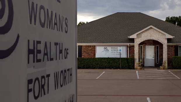 The Whole Woman's Health of Fort Worth clinic in Fort Worth, Texas, US, on Sunday, July 3, 2022. A Texas judge temporarily sided with abortion rights advocates that challenged a state law from the 1920s banning the procedure, in the wake of the US Supreme Court’s decision last week to overturn Roe v. Wade.