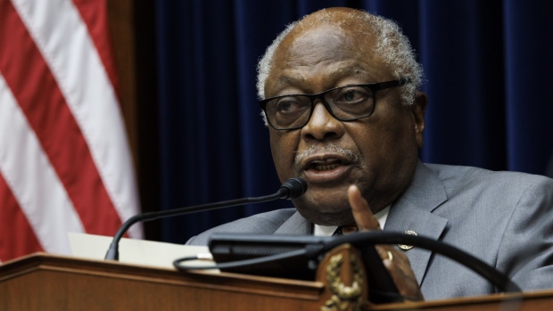 House Majority Whip James Clyburn, a Democrat from South Carolina and chairman of the House Select Subcommittee on the Coronavirus Crisis, speaks during a hearing in Washington, D.C., US, on Thursday, June 23, 2022. The committee released a report this week on the influence a potential herd immunity strategy had on the Trump Administration's pandemic response policies.