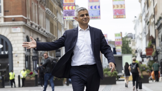 London Mayor Sadiq Khan. Photographer: Dan Kitwood/Getty Images Europe