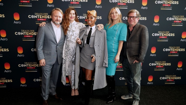 The casts from the film "Glass Onion: A Knives Out Mystery" in Los Angeles. Photographer: Momodu Mansaray/Deadline/Getty Images