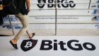 A BitGo logo during the Bitcoin 2022 conference in Miami, Florida, U.S., on Wednesday, April 6, 2022. The Bitcoin 2022 four-day conference is touted by organizers as "the biggest Bitcoin event in the world."