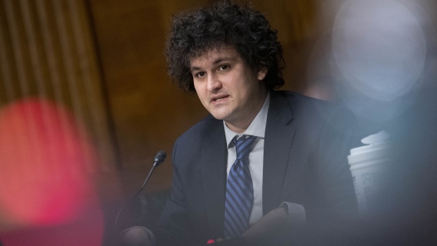 Sam Bankman-Fried, founder and chief executive officer of FTX Cryptocurrency Derivatives Exchange, speaks during a Senate Agriculture, Nutrition and Forestry Committee hearing in Washington, D.C., U.S., on Wednesday, Feb. 9, 2022. The top Democrats and Republicans on the committee last month sent a letter to the CFTC calling for the regulator to take a more active role in overseeing cryptocurrencies.