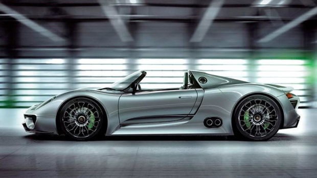 The Porsche 918 is a hybrid sports car that reaches 60 mph in less than three seconds. It’s currently valued from $1.5 million to $2 million, according to recent sales on BringaTrailer.com.  Source: Porsche