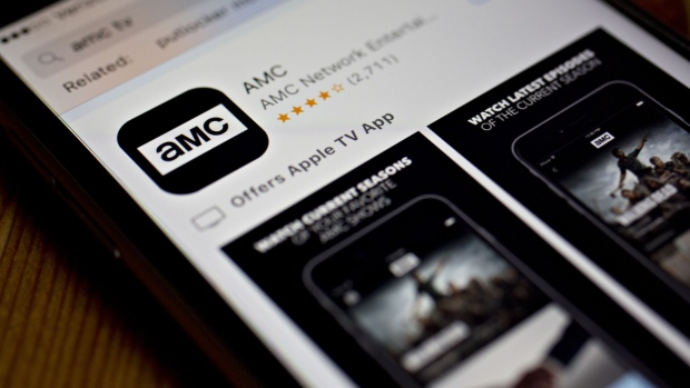 The AMC Networks Inc. application is seen in the App Store on an Apple Inc. iPhone in Washington, D.C., U.S., on Friday, Feb. 16, 2018. AMC Networks is expected to release earnings figures on March 1. Photographer: Andrew Harrer/Bloomberg