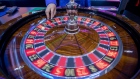 A roulette wheel spins during the Global Gaming Expo Asia (G2E Asia) in Macau, China, on Tuesday, May 21, 2019. The expo runs through May 23. Photographer: Paul Yeung/Bloomberg