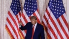 Former US President Donald Trump gestures after speaking at the Mar-a-Lago Club in Palm Beach, Florida, US, on Tuesday, Nov. 15, 2022. Trump formally entered the 2024 US presidential race, making official what he's been teasing for months just as many Republicans are preparing to move away from their longtime standard bearer.