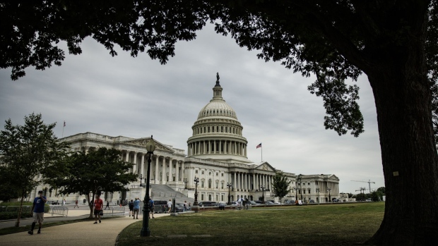 The US Capitol building in Washington, D.C., US, on Tuesday, June 21, 2022. The White House and congressional Democrats are in advanced talks on legislation that aims to fight inflation, rein in the deficit and revive parts of President Joe Biden's stalled economic agenda.