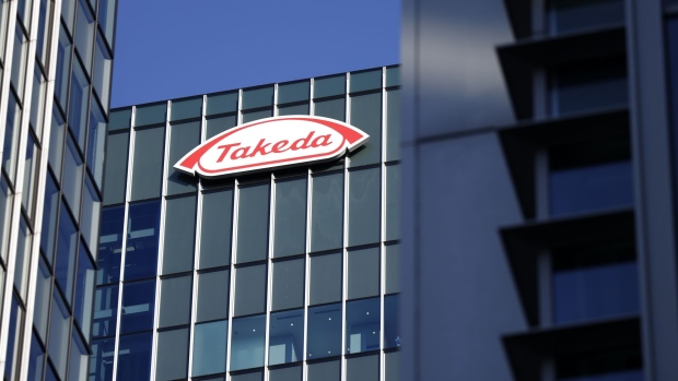 The Takeda Pharmaceutical Co. headquarters in Tokyo, Japan, on Monday, Oct. 31, 2022. Takeda Pharmaceutical is working to reduce debt following large M&A, shifting focus toward growth and shareholder returns, Chief Executive Officer Christophe Weber said. Photographer: Kiyoshi Ota/Bloomberg